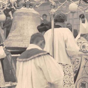 Glockenweihe am 17.12.1950: Die Weihe durch Fürsterzbischof Dr. Rohracher