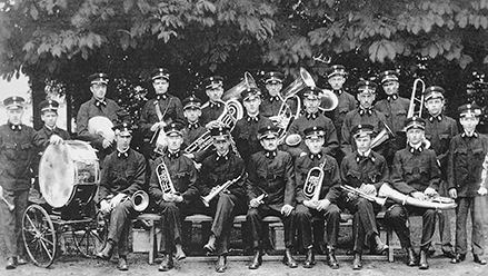 a Eisenbahnermusikkapelle 1922
