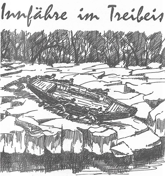 a Innfaehre im Treibeis