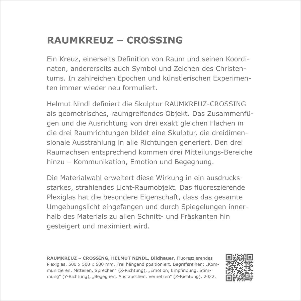 06 RAUMKREUZ CROSSING