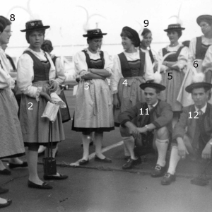 1. Schneck Hannelore, 2. Söllradl Rosi, 3. Kander Mitzi, 4. Barthelt Waltraud, 5. Wimpissinger Gerda, 6. Kröll Evi, 7. Gaim Waltraud, 9. Kaligofsky Sieglinde, 