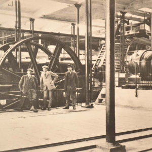 Cellulose Fabrik Wörgl, Maschinenhalle um 1937