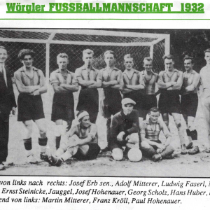 Wörgler Fußballmannschaft 1932