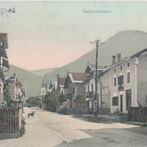 Gemischtwaren Schwingshackl, eröffnet 1899 in der Bahnhofstraße