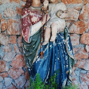 Restaurierte Madonna