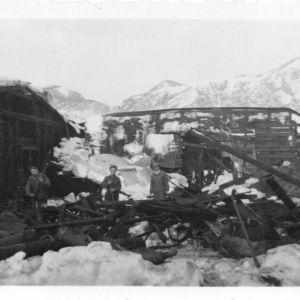 Barackenbrand 1950