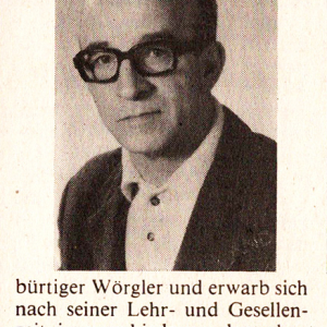 Hermann Coradello 70 Jahre