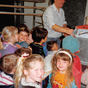 Die Kinder hatten Spaß mit Max Eder