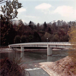 Statt dem Überführer steht nun eine Brücke