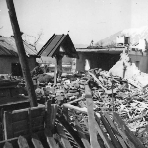 Bombenschäden vom 22.02.1945, Komm. Rat M. Pichler Straße