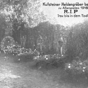 Kufsteiner Heldengräber bei Rofereit zu Allerseelen 1916