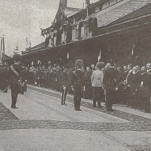 Kaiser Franz Joseph höchstselbst, der am 28.08.1909 zur 100-Jahr Feier zum Andenken an 1809 in Wörgl war.