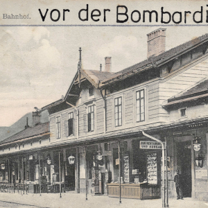 Bahnhof Wörgl noch in Holz