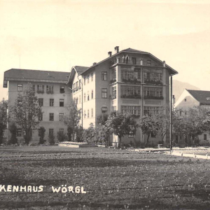 ca. 1940. Wörgler Krankenhaus in der KR-Martin-Pichler-Straße von 1900 - 1999