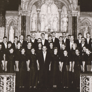 Der Tiroler Motettenchor in der Cathedral Church of St. Mary in Edinburgh, 21. August 1967