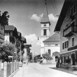 ca. 1935, Andreas Hofer Platz, li. die Alte Post