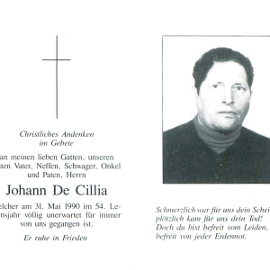Cillia Johann De