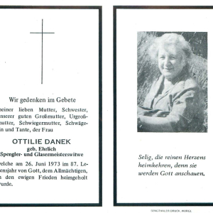 Danek Ottilie, geb. Ehrlich