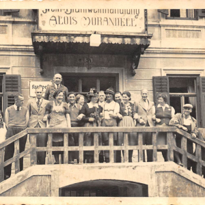 1939 Hochzeitsgesellschaft im Gasthof Morandell