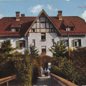 Hotel Bahnhof, heutige Hotel Linde, ca. 1918