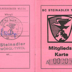 Mitgliedskarte BC Steinadler
