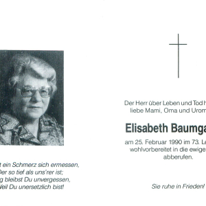 Baumgartner Elisabeth