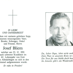 Bliem Josef