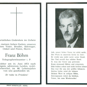 Boehm Franz