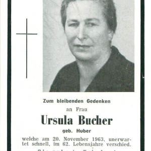 Bucher Ursula geb. Huber