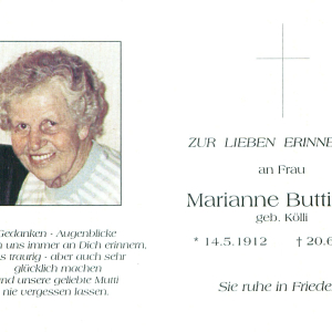 Buttinger Marianne geb. Kölli