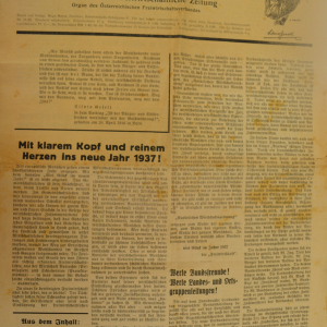 Zeitungsbericht 1933 in der französischen Zeitung Illustration