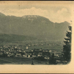 Ca. 1900, Wörgl, vom Hennersberg aus gesehen gegen das Hundalmjoch