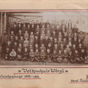 Volksschule Wörgl, Geburtsjahrgänge 1883 - 1891, Leiter Oberlehrer Fidelius Deiser