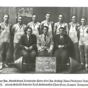 Mannschaftsmeister 1950 von Tirol und Vorarlberg
