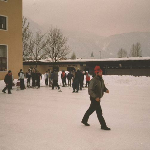 Eisstockschießen beim Volkshaus