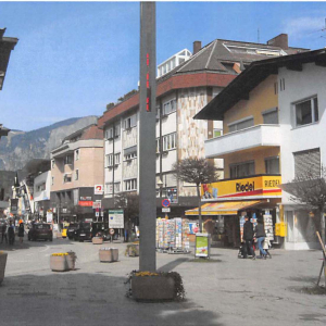 Bahnhofstraße 2014, mit Papierwaren Schreibwaren Riedel, Schuhe Mayer