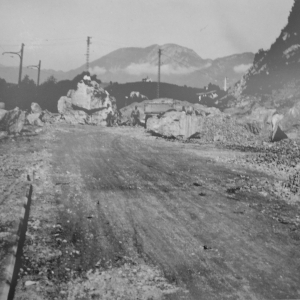 Verlegung der Straße beim Anzenstein-Dolomit-Steinbruch