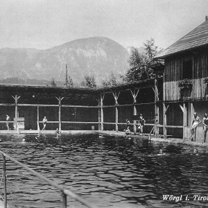 Schwimmbad in der Augasse, ca. 1936