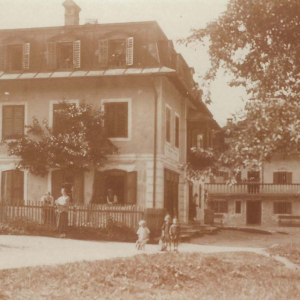 Das Horngacher Haus an der Schopperbrücke