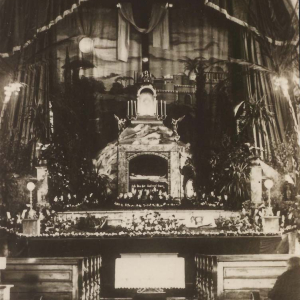 Ansicht des Ostergrabes von Johann Seisl in der Pfarrkirche Wörgl