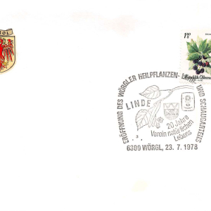 Sonderbrief Wörgler Heilplanzen-Lehr- und Schaugarten 1978