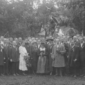 Fahnenweihe und Gaufest des MGV Liederkranz am 19.08.1923