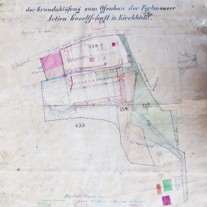 Plan für Grundablösung zum Ofenbau in Kirchbichl