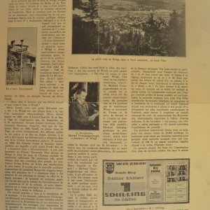 Zeitungsbericht im September 1933 in der französischen Zeitung Illustration