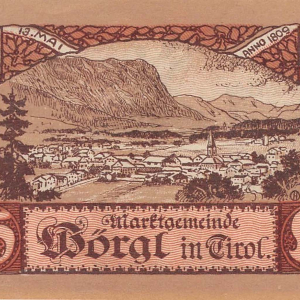 Notgeld Wörgl, 30 Heller von BGM Josef Loinger, 1920