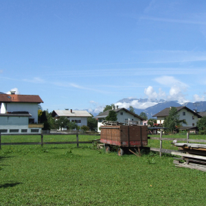 2011, Feld vor den Häusern des Peter-Mitterhofer-Weg