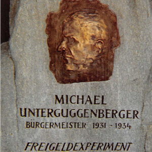 Denkmal von Bürgermeister Michael Unteguggenberger