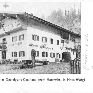 Gruß aus Peter Gasteiger&prime;s Gasthaus zum Hauswirt