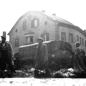 Hochwasser 20.06.1946, Kaufhaus Gollner