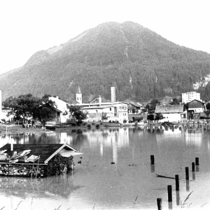 Hochwasser November 1973, Kröll Säge